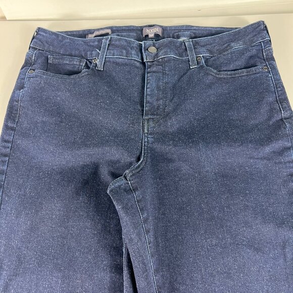 Not Your Daughters Jeans Women's 36x29* Marilyn Straight Dark Blue Denim Tag 16P - Picture 2 of 16
